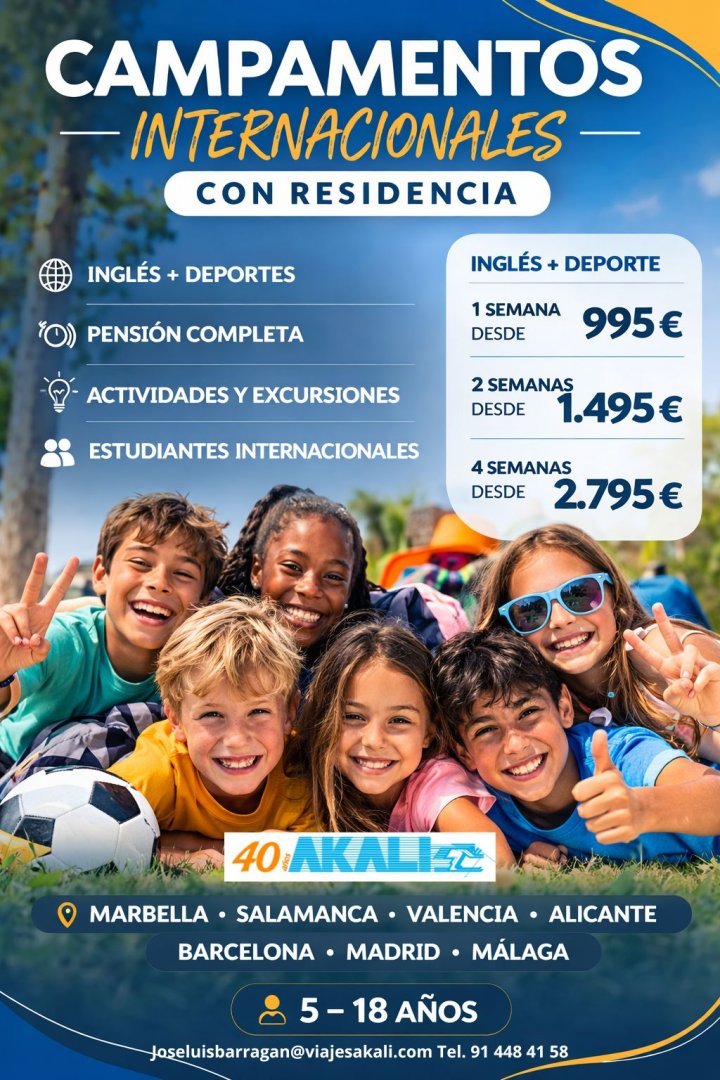 CAMPAMENTOS CON RESIDENCIA (TODO INCLUIDO)