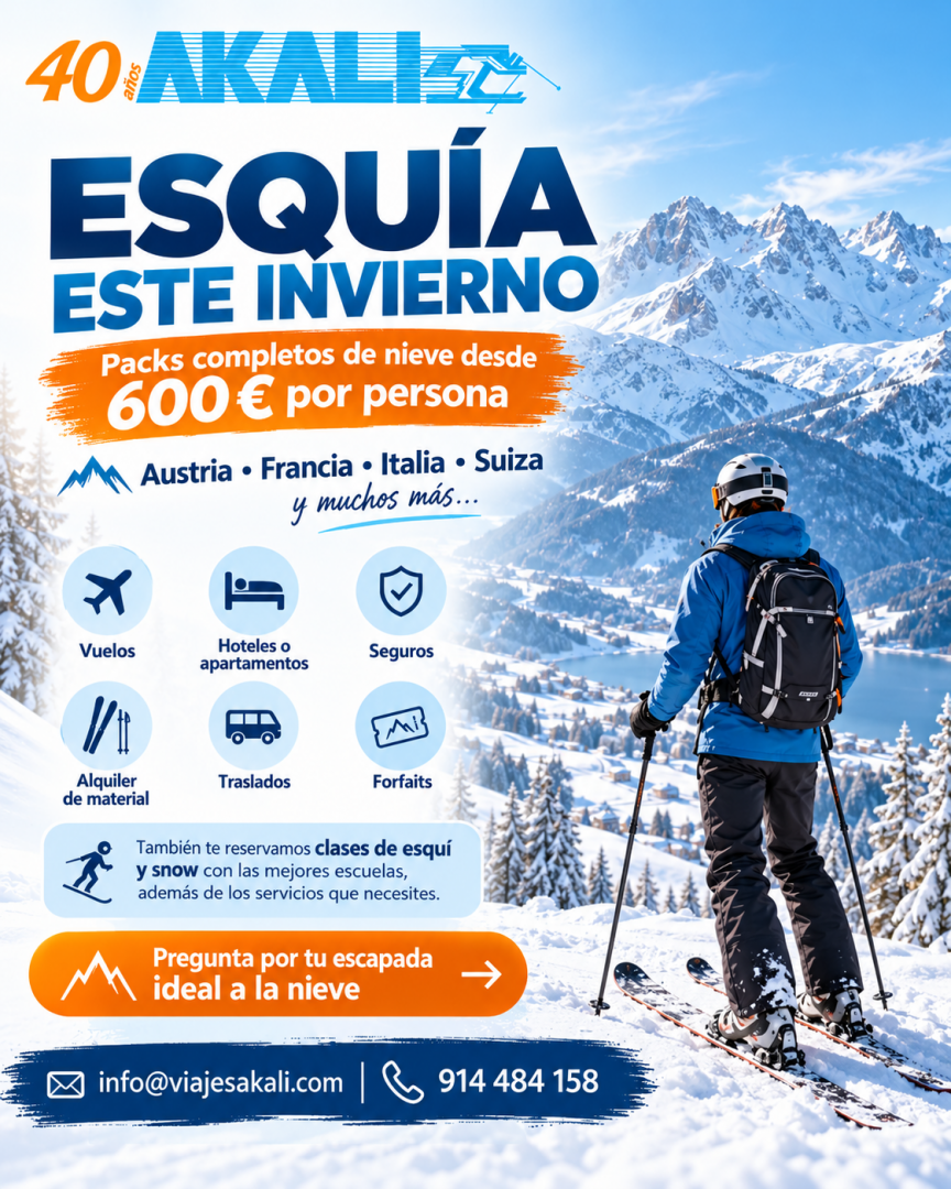 Pack de nieve completo por EUROPA desde 600 €