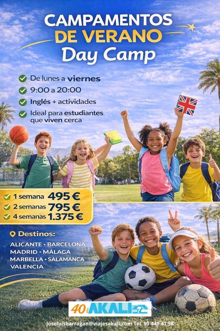 DAY CAMP (SIN ALOJAMIENTO)