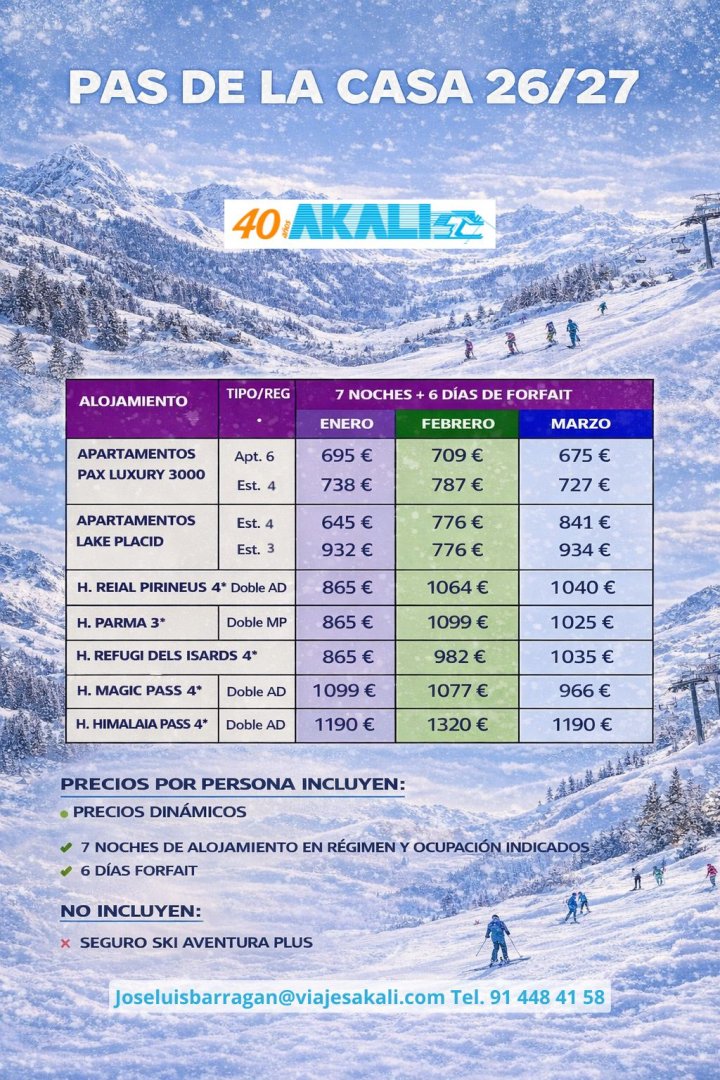 PAS DE LA CASA - Andorra 26/27